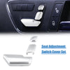 Mercedes Benz 3 x Door Seat Adjust Button Switch Cover Trim Set (2010-2015)