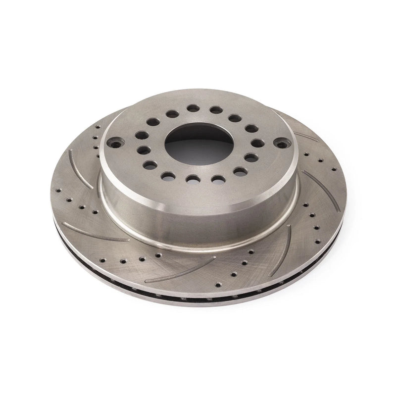 Drilled Slotted Brake Rotor 12.375" Dia. Right Rear