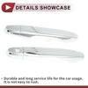 Honda CR-V 2012-2016 Outside Silver Tone ABS Car Door Handle Cover Set