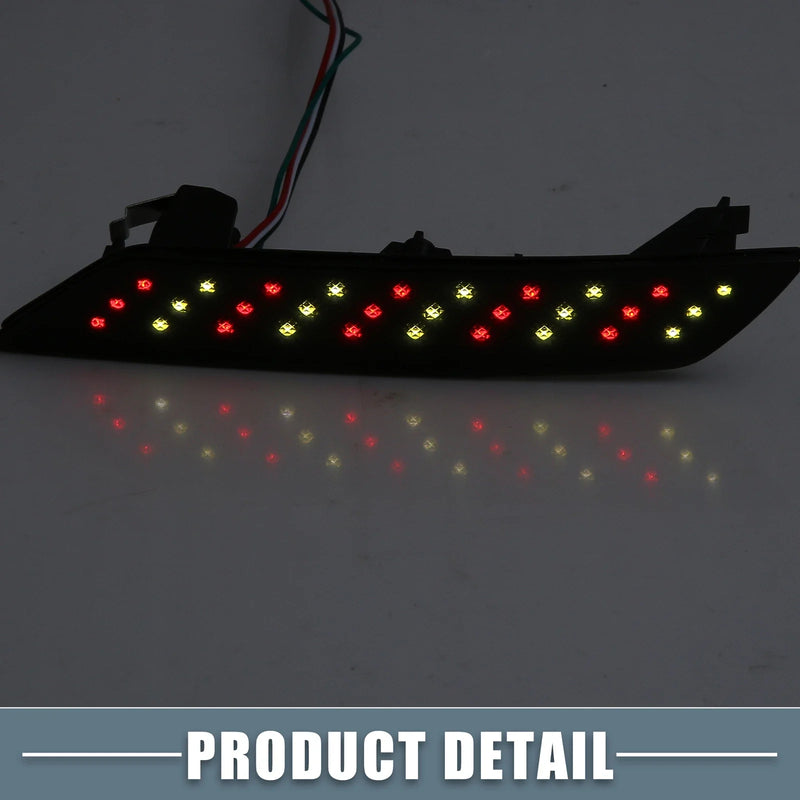 Honda Civic Smoked LED Rear Bumper Reflector Brake Light (2013-2015)