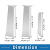 Ford Ranger (2023-2024) Silver Tone 6pcs Door Pillar Window Trim