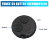 SMART Fortwo & Mercedes-Benz 3 Button Black Key Fob Shell Case
