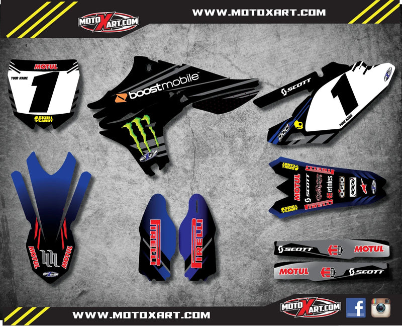 Yamaha YZF 450 Custom Graphic Kit (2010-2013)