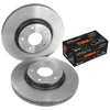 Mazda 6 GJ GL Front Disc Brake Rotors + Pads Kit (2012 - 2019)