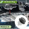 Car / Motorcycle M16x1.5 Aluminum Oil Drain Plug W/ Gasket 2 x