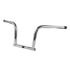 Harley Dyna FXDB, Fat Bob FXDF 12" Chrome Rise Handlebar (2006-2017)