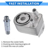 Jeep Renegade Cherokee Engine Oil Cooler with Seals & Bolt (2015-2023)