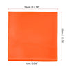 Make Model 35x35x1cm Motorcycle Seat Gel Pad Soft Cushion Orange