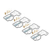 Honda VFR750F Interceptor 4 x Carburetor Repair Kits (1990-1993)