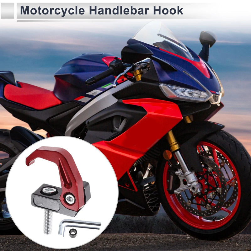 Motorcycle Square W/ Slot Motorcycle Hanging Hook 1 Set