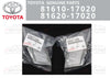 TOYOTA MR2 2 x Front Clear Turn Signal Lamp Lens LH RH (1990–1999)