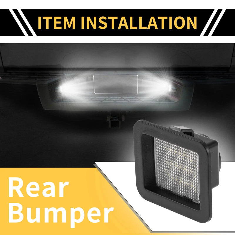 Ford F-150 License Plate Light Tag Lamp White (2015-2023)