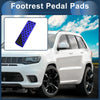 Jeep Grand Cherokee (2022-2025) - Aluminum Alloy Blue Footrest Pedal Cover