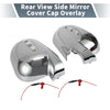Mercedes-Benz M Class Rearview Mirror Cover Overlay Chrome Plated (1998-2005)