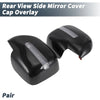 Lexus LX470 2 x Rearview Mirror Cover Overlay Black CF (1999–2007)