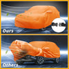 Hyundai Tucson Orange Cotton with Left Zipper All Weather Car Cover