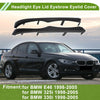 BMW E46 Headlight Eyebrow Eyelid Covers (2000-2006)