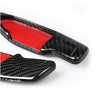 BMW 5 Series 2 x Black Carbon Fiber Shift Paddle Extensions (2011-2017)