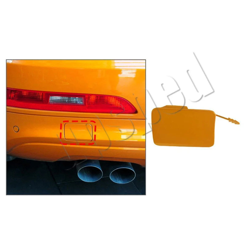 Audi Q3 Tow Hook Eye Cover Cap / 2x / Left Right Rear Bumper / (2013–2015)