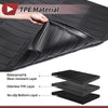 Acura RDX (2013-2018) TPE Cargo Liner Rear Trunk Mat Long Grid Pattern