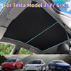 Tesla Model 3 Y S X Sun Visor Shield Mesh Panoramic Roof
