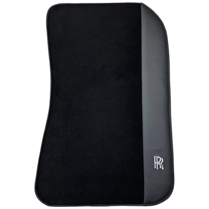 Rolls Royce Cullinan (2018-2023) - AutoWin Leather 2 x Black Floor Mats