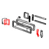 Toyota Land Cruiser BJ45 FJ45 HJ45 HJ47 1969-1986 Rear Window Corner Weatherstrip