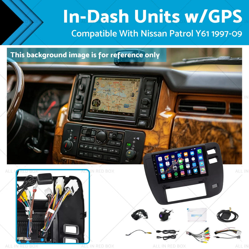 Nissan Patrol GU 9" Touchscreen CarPlay Stereo (1997-2009)