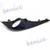 Toyota Highlander Black Pair Front Bumper Fog Lamp covers Grille (2012–2014)