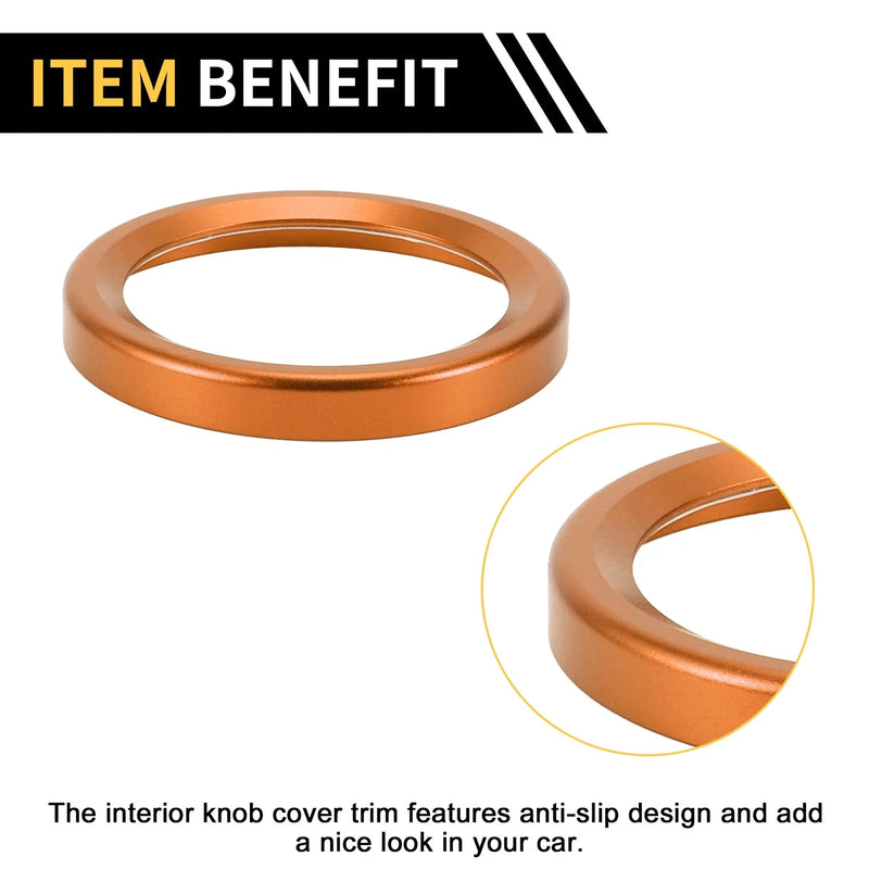 Ford Maverick (2022) Orange Engine Start Stop Button Cover Ring