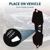 BMW 4 Series Black Red Dashboard Dash Cover Mat