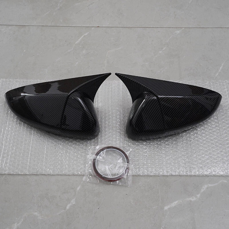 Honda Accord Carbon Black Ox Horn Style Rear View Mirror Cover (2018-2021)