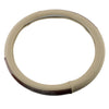 Universal 15" Beige Leather Anti-Slip Steering Wheel Cover (37-38CM)