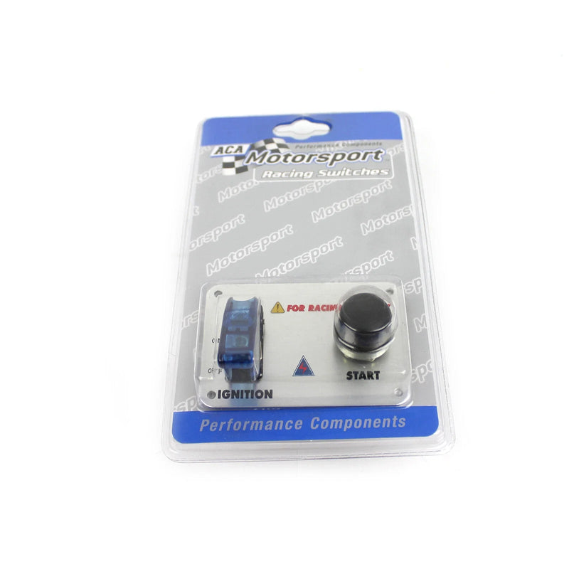 ACA Motorsports 12v Push Button Start Blue Security Switch (N/A)