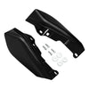 Harley Touring Street Glide (2009-2023) Black Mid Frame Air Deflectors
