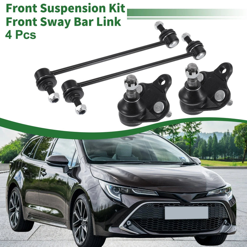 Toyota RAV4 4pcs Front Suspension Sway Bar Link Lower Ball Joint