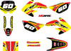 Honda CRF 100 (2004-2010) FLOW Style Stickers Custom Graphics Full Kit