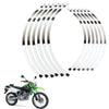 Honda CRF 450R 2002-2021, CRF 250R 2003-2021 19" Rim Wheel Stickers White