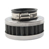 Motorcycle Scooter 38mm Stainless Steel Air Intake Filter Cleaner w/ Clamp