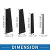 Toyota Highlander (2022-2024) Black 8 Pcs Door Pillar Window Trim