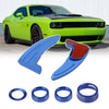 Dodge Charger Challenger Blue Steering Wheel Paddle Extension Trim Set