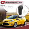 Ford Fiesta (2009-2012) Beige Faux Leather Car Gear Shift Knob Cover 1Pc