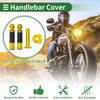 Motorcycle Handlebar Hand Grips Side Wine Glass Pattern Cover Kit