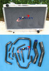 Toyota Land Cruiser 80 Series Aluminum Radiator + Blue Hose (90-98)