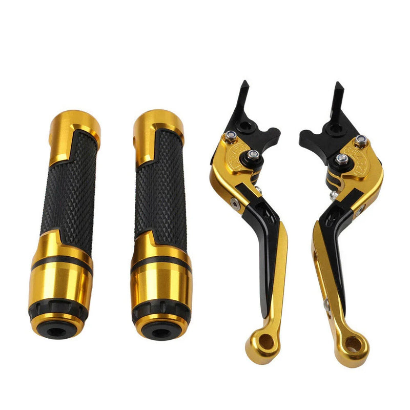 Honda CBR125R CBR150R Gold Extendable Brake Clutch Levers (2004-2016)