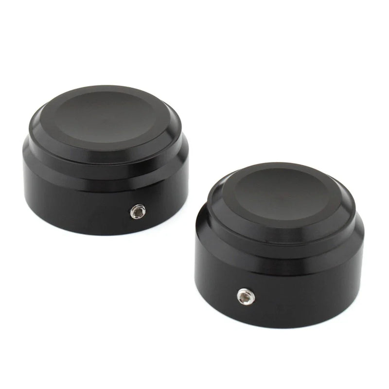 Harley Nightster 975 Rear Axle Covers 2 x Black Aluminum (2022+)