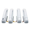 Dodge Ram 1500 2500 3500  - 4x Bright White Door Handles
