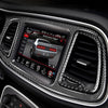 Carbon Fiber Center Dashboard Speedometer Trim Fits Dodge Challenger 2015-2019