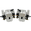 Kawasaki Bayou 300 2x4 KLF300B 2 x Front Left & Right Brake Calipers & Pads (1988–2004)