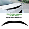BMW 3 Series E90 M3 Gloss Black Rear Boot Spoiler Lip (2005-2012)